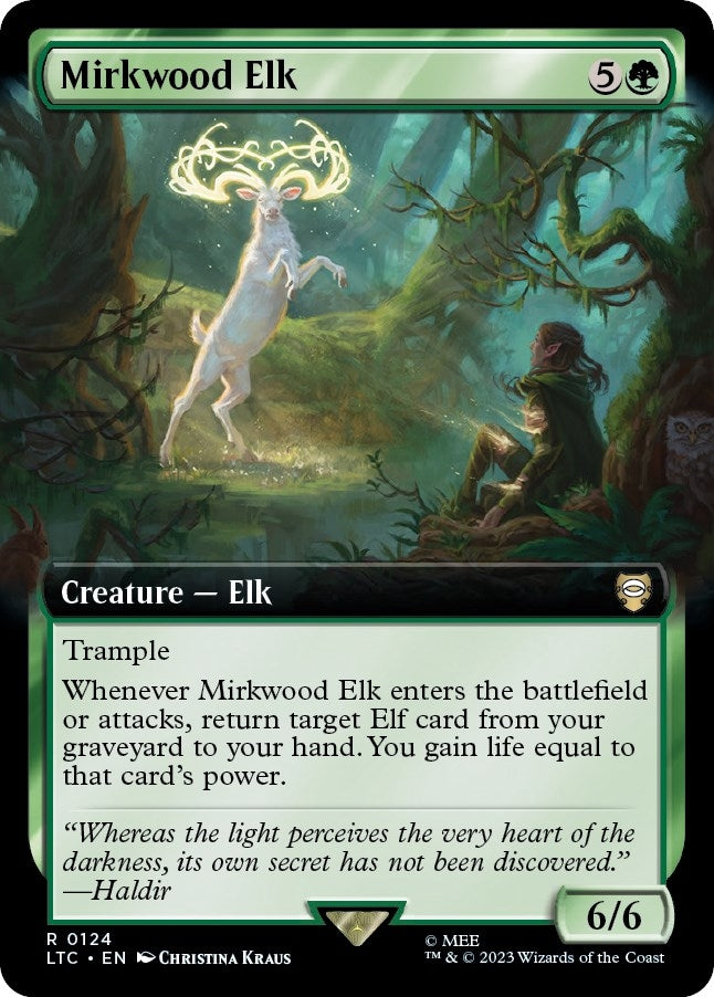 Image for Mirkwood Elk (Extended Art) (124) - Magic: The Gathering