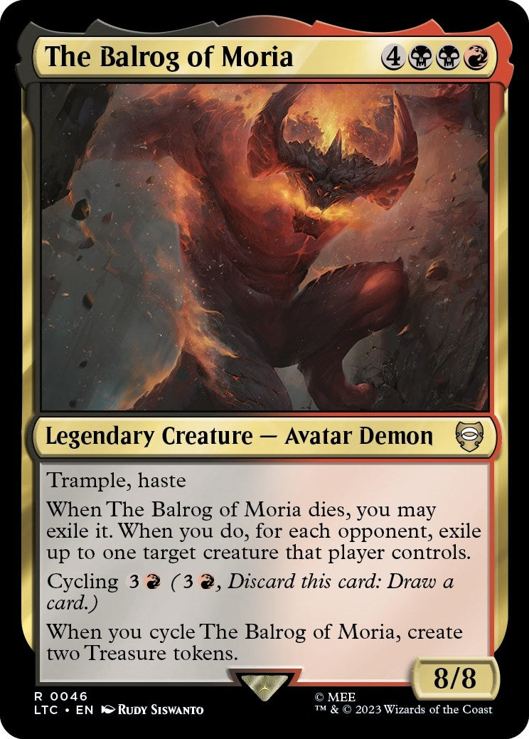 Image for The Balrog of Moria (46) - Magic: The Gathering