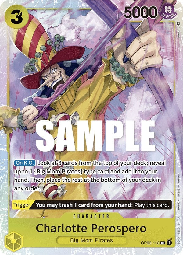 Image for Charlotte Perospero (OP03-113) (Pillars of Strength) (OP03) - One Piece Card Game