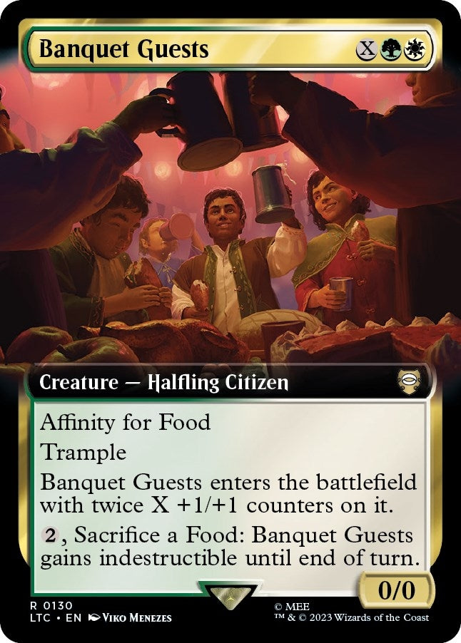 Image for Banquet Guests (Extended Art) (130) - Magic: The Gathering