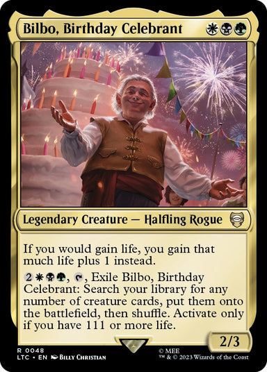 Image for Bilbo, Birthday Celebrant (48) - Magic: The Gathering