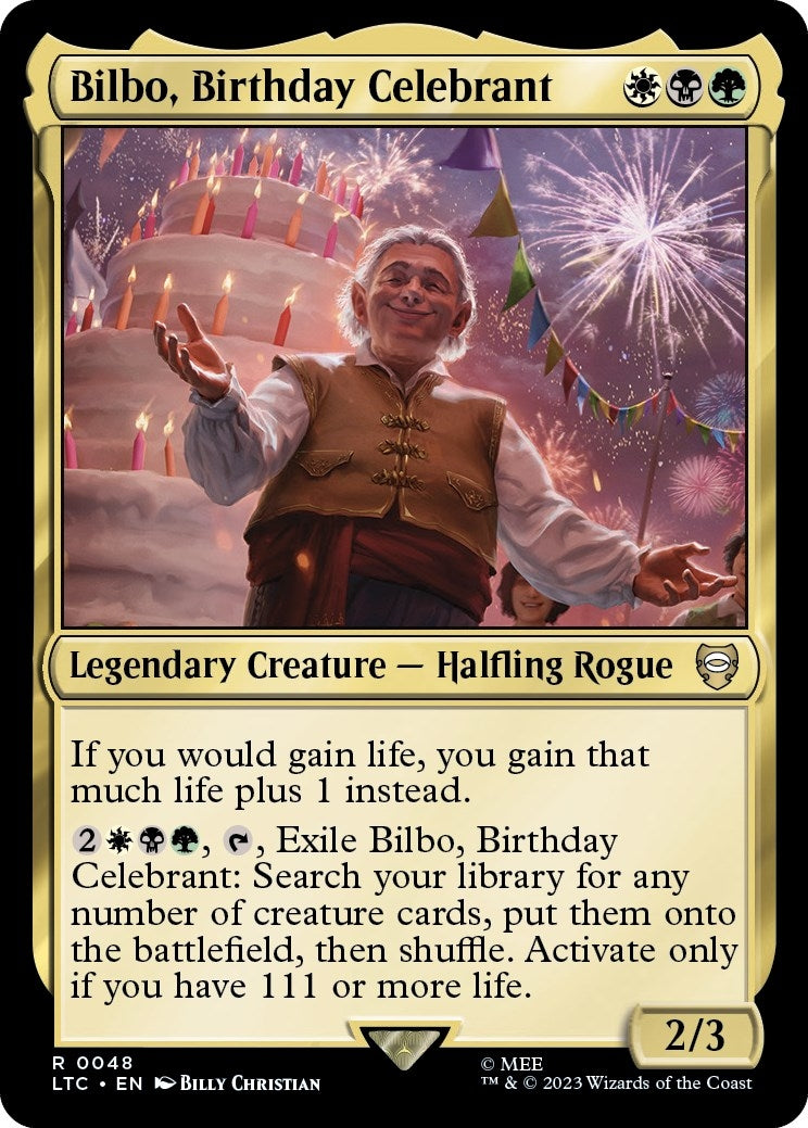 Image for Bilbo, Birthday Celebrant (48) - Magic: The Gathering