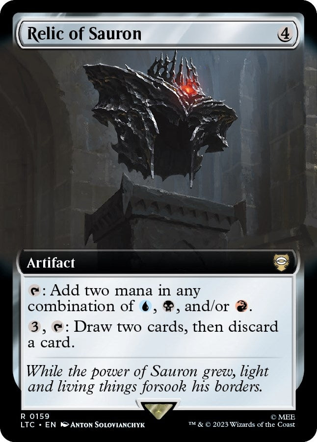 Image for Relic of Sauron (Extended Art) (159) - Magic: The Gathering