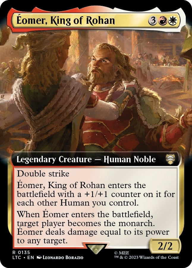 Image for Eomer, King of Rohan (Extended Art) (135) - Magic: The Gathering