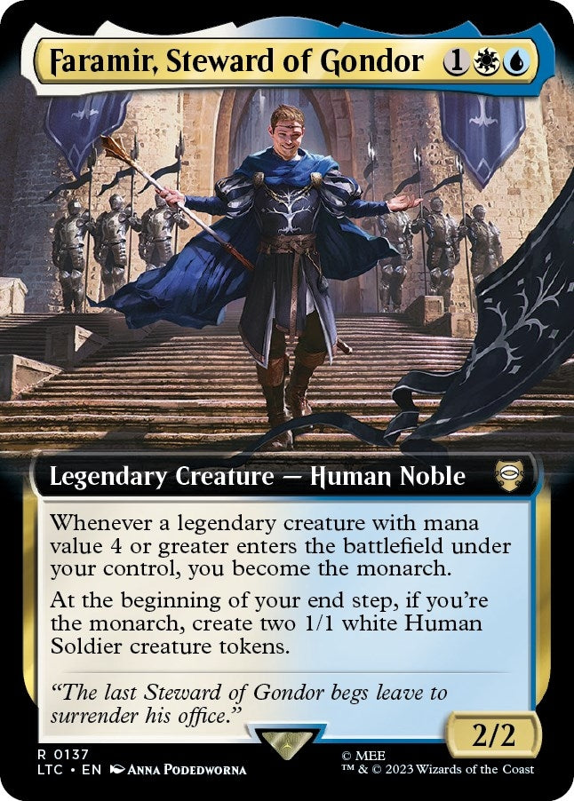 Image for Faramir, Steward of Gondor (Extended Art) (137) - Magic: The Gathering