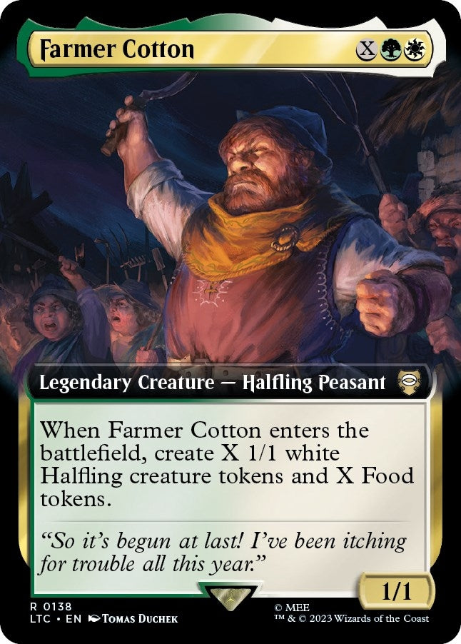 Image for Farmer Cotton (Extended Art) (138) - Magic: The Gathering