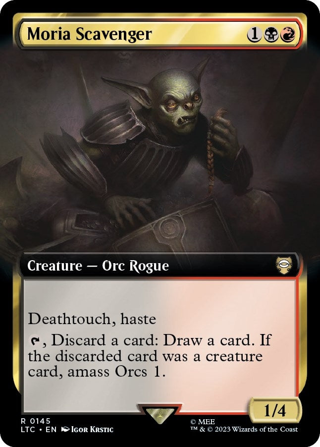 Image for Moria Scavenger (Extended Art) (145) - Magic: The Gathering
