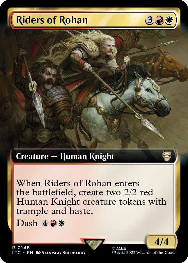 Image for Riders of Rohan (Extended Art) (148) - Magic: The Gathering