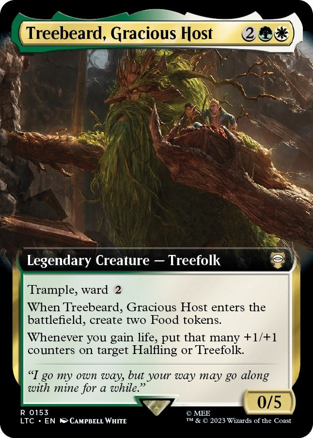 Image for Treebeard, Gracious Host (Extended Art) (153) - Magic: The Gathering