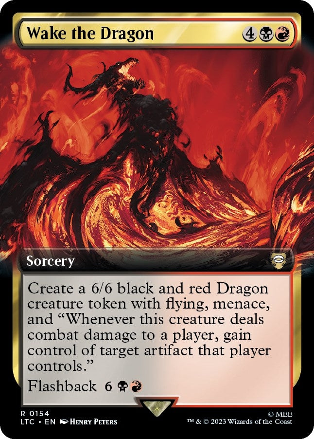 Image for Wake the Dragon (Extended Art) (154) - Magic: The Gathering