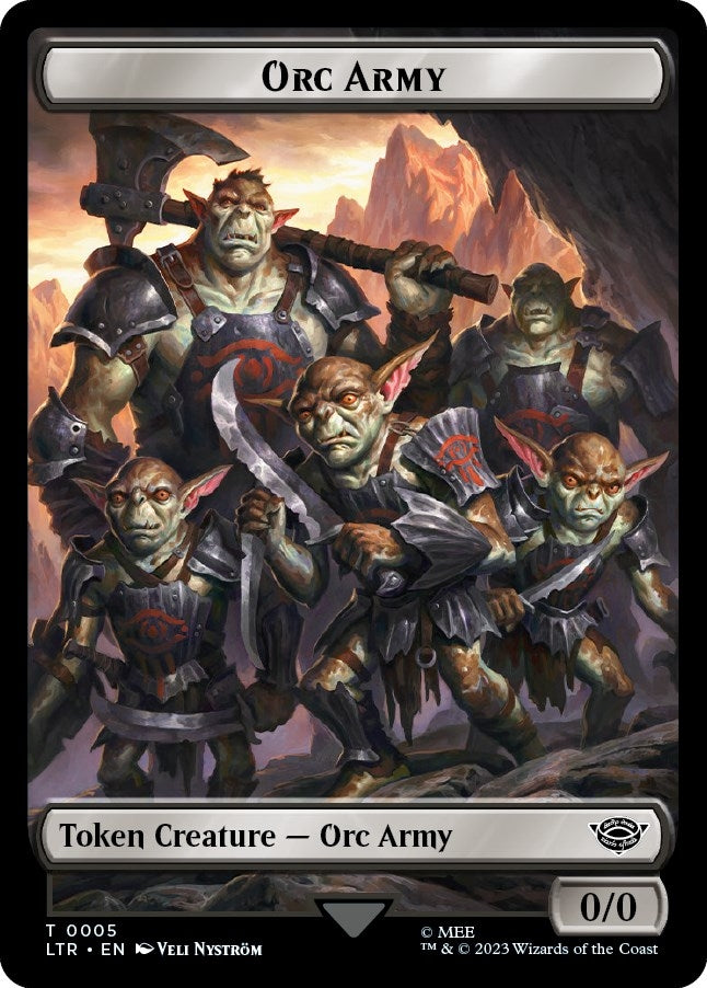 Image for Orc Army Token (0005) (5) (LTR) - Magic: The Gathering