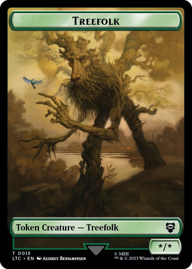 Image for Treefolk // Food (0009) Double-Sided Token (13 // 9) - Magic: The Gathering