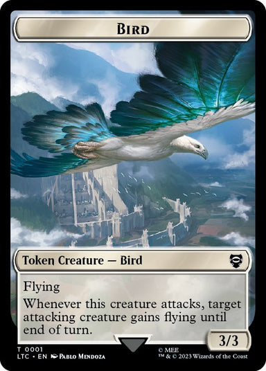 Image for Bird (0001) // Food (0010) Double-Sided Token (1 // 10) - Magic: The Gathering