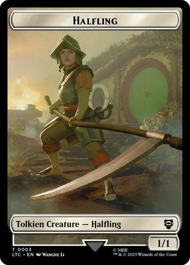 Image for Halfling // Treasure Double-Sided Token (3 // 12) - Magic: The Gathering