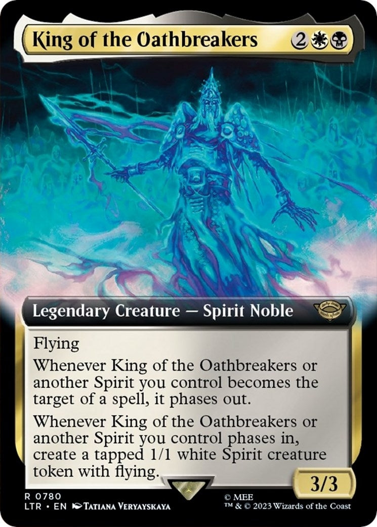 Image for King of the Oathbreakers (Extended Art) (Surge Foil) (780) (LTR) - Magic: The Gathering