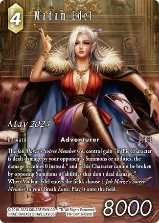 Image for Madam Edel (May 2023) (PR-136/16-080H) (FF: Promo Cards) (PR) - Final Fantasy TCG