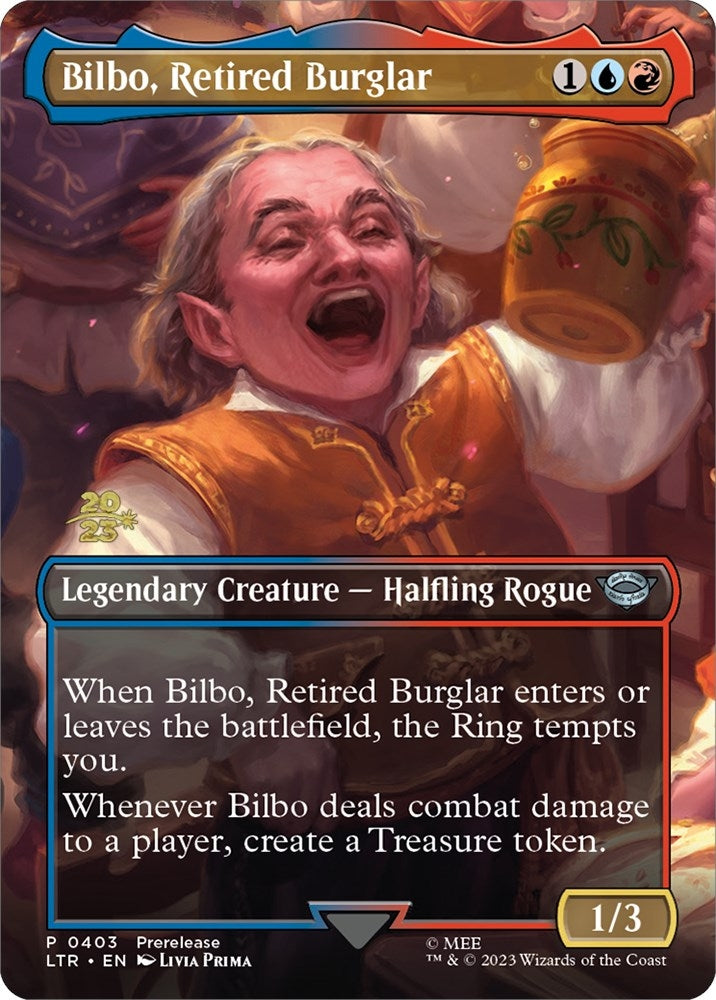 Image for Bilbo, Retired Burglar (403) (Prerelease Cards) (PRE) - Magic: The Gathering
