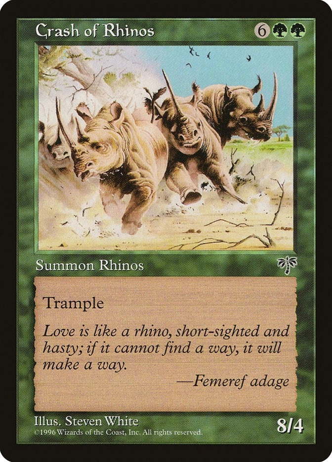 Image for Crash of Rhinos (Mirage) (MIR) - Magic: The Gathering