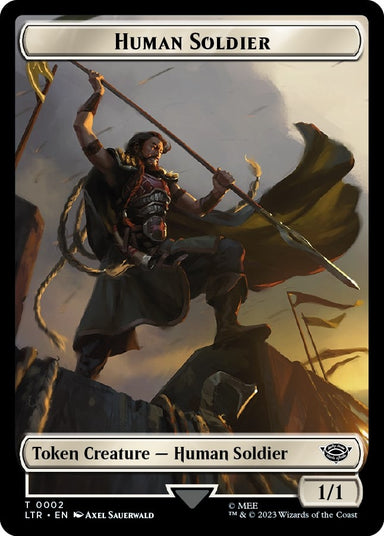 Image for Human Soldier (0002) // Food (0009) Double-Sided Token (2 // 9) (LTR) - Magic: The Gathering