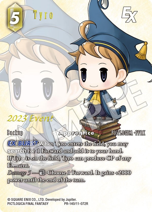 Image for Tyro EX (PR-140) (FF: Promo Cards) (PR) - Final Fantasy TCG