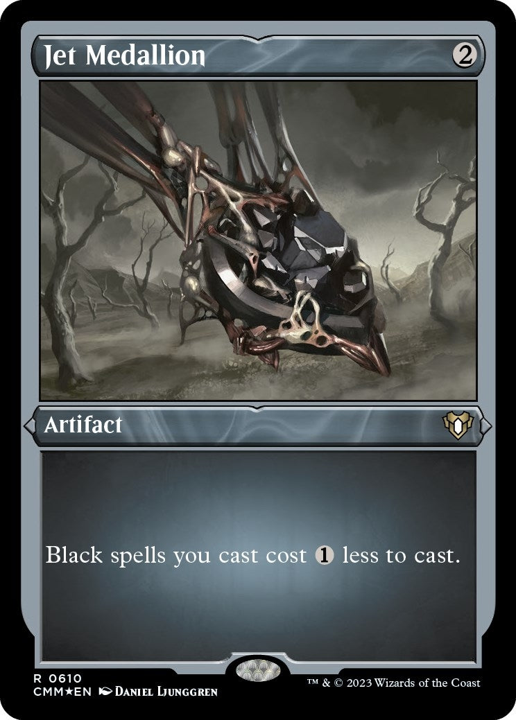 Image for Jet Medallion (Foil Etched) (610) (Commander Masters) - Magic: The Gathering