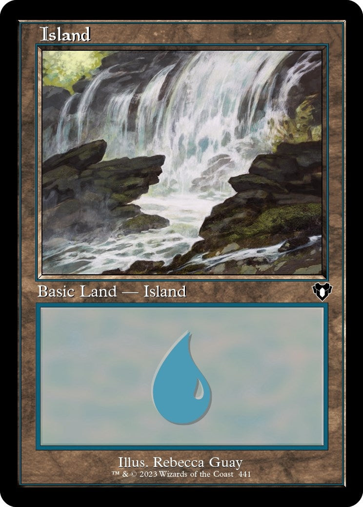 Image for Island (441) (Retro Frame) (441) (Commander Masters) - Magic: The Gathering