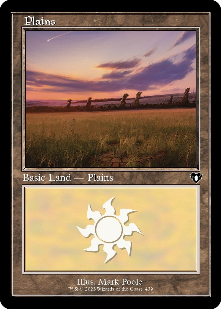 Image for Plains (439) (Retro Frame) (439) (Commander Masters) - Magic: The Gathering