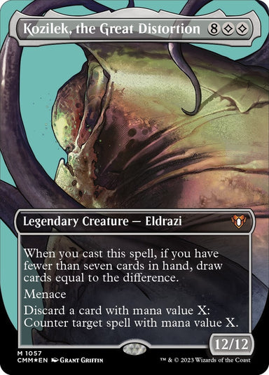 Image for Kozilek, the Great Distortion (Textured Foil) (1057) (Commander Masters) - Magic: The Gathering