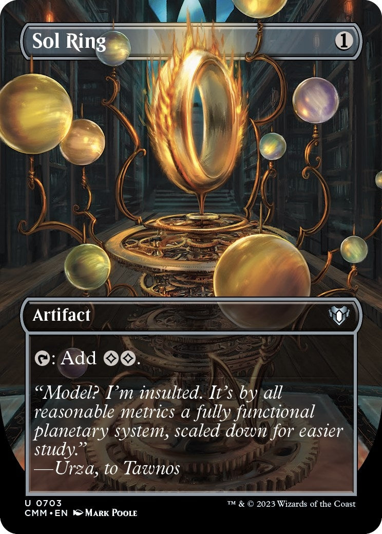 Image for Sol Ring (Borderless) (703) (Commander Masters) - Magic: The Gathering