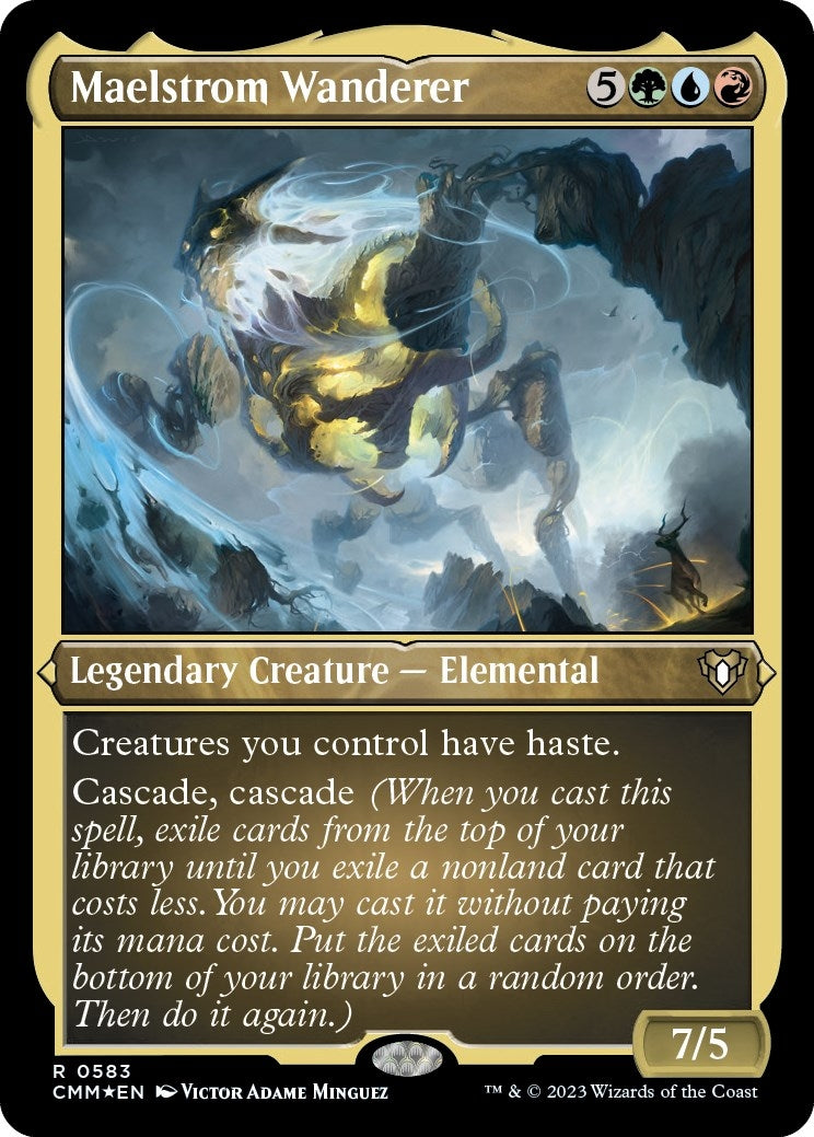 Image for Maelstrom Wanderer (Foil Etched) (583) (Commander Masters) - Magic: The Gathering