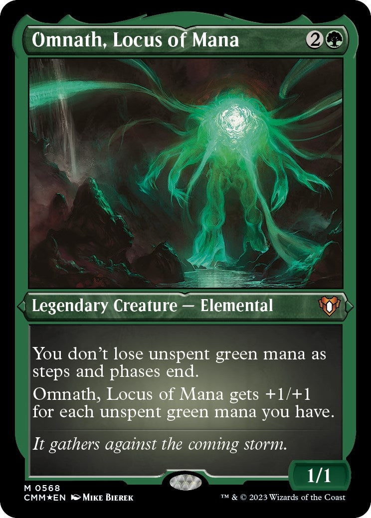 Image for Omnath, Locus of Mana (Foil Etched) (568) (Commander Masters) - Magic: The Gathering