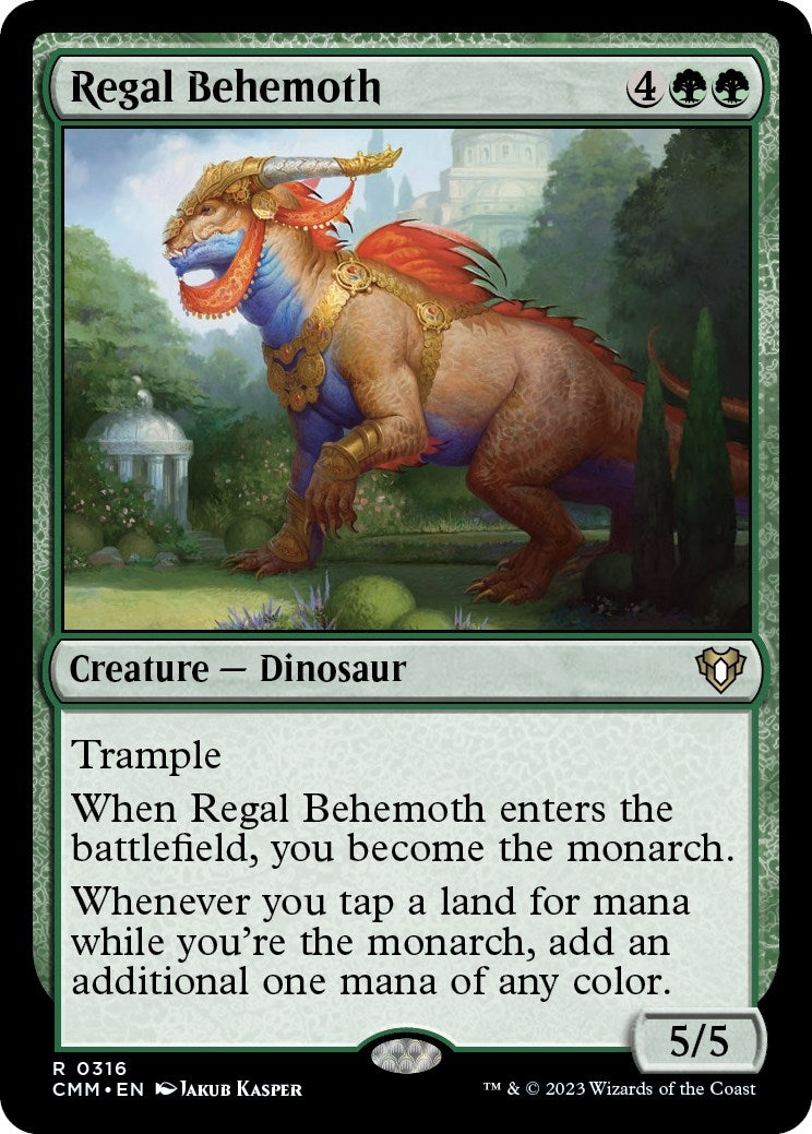 Image for Regal Behemoth (316) (Commander Masters) - Magic: The Gathering