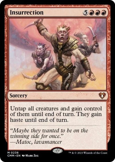 Image for Insurrection (236) (Commander Masters) - Magic: The Gathering