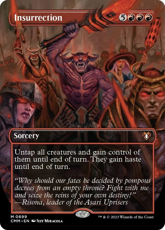 Image for Insurrection (Borderless) (699) (Commander Masters) - Magic: The Gathering