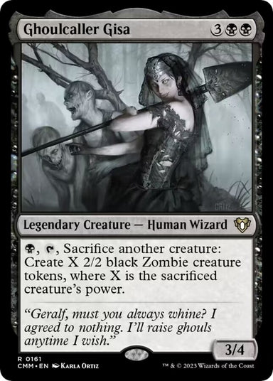 Image for Ghoulcaller Gisa (161) (Commander Masters) - Magic: The Gathering