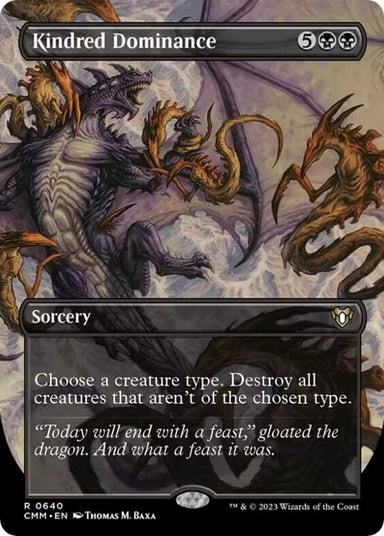 Image for Kindred Dominance (Borderless) (640) (Commander Masters) - Magic: The Gathering