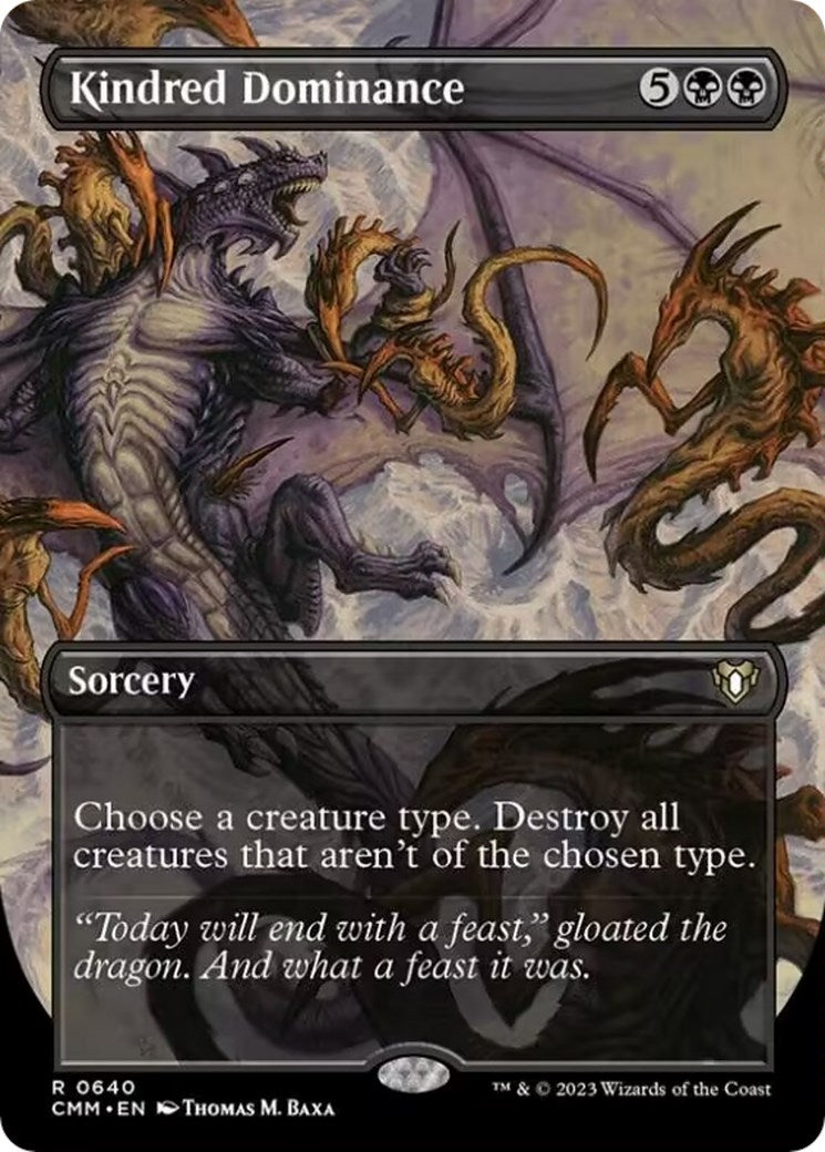 Image for Kindred Dominance (Borderless) (640) (Commander Masters) - Magic: The Gathering