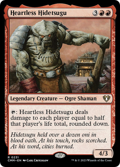 Image for Heartless Hidetsugu (231) (Commander Masters) - Magic: The Gathering