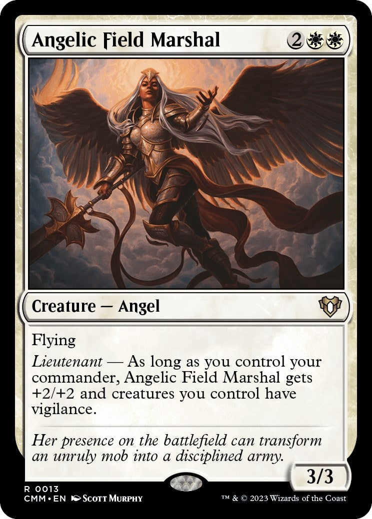Image for Angelic Field Marshal (13) (Commander Masters) - Magic: The Gathering