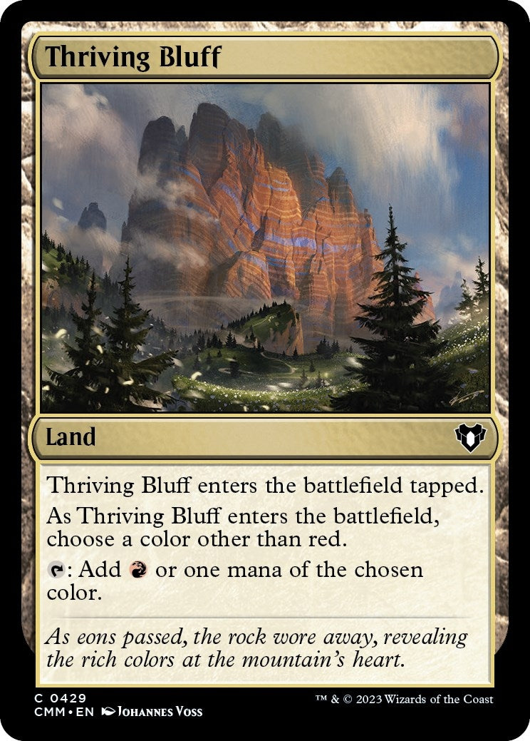 Image for Thriving Bluff (429) (Commander Masters) - Magic: The Gathering