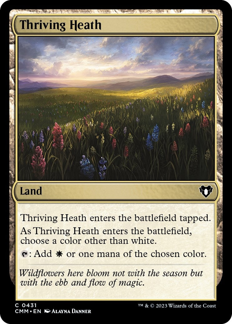 Image for Thriving Heath (431) (Commander Masters) - Magic: The Gathering
