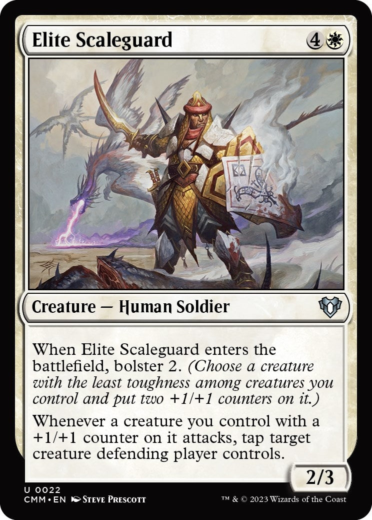 Image for Elite Scaleguard (22) (Commander Masters) - Magic: The Gathering