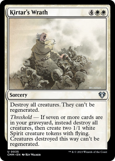 Image for Kirtar's Wrath (35) (Commander Masters) - Magic: The Gathering