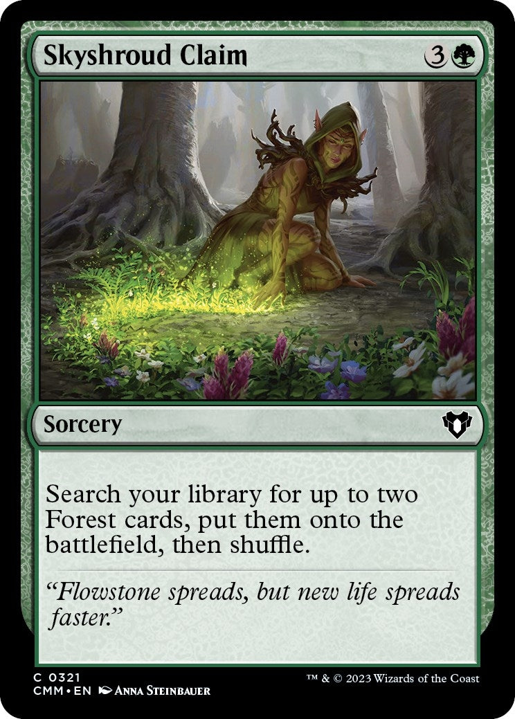 Image for Skyshroud Claim (321) (Commander Masters) - Magic: The Gathering