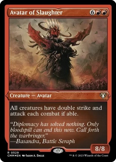Image for Avatar of Slaughter (Foil Etched) (529) (Commander Masters) - Magic: The Gathering