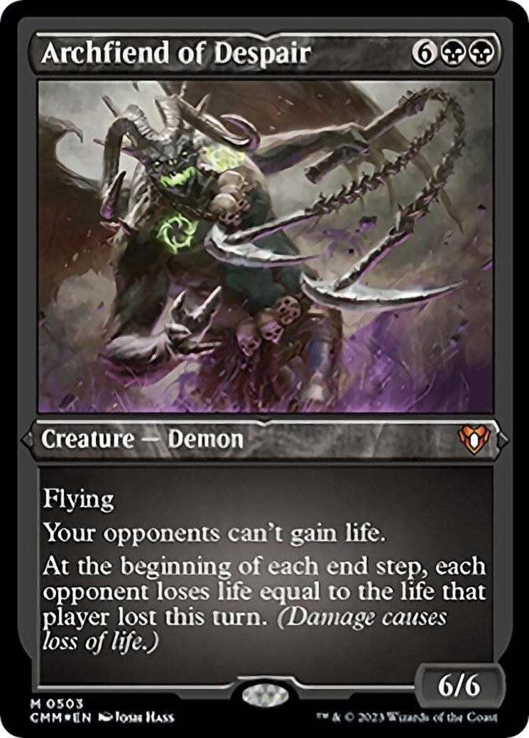 Image for Archfiend of Despair (Foil Etched) (503) (Commander Masters) - Magic: The Gathering