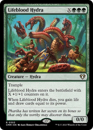 Image for Lifeblood Hydra (303) (Commander Masters) - Magic: The Gathering