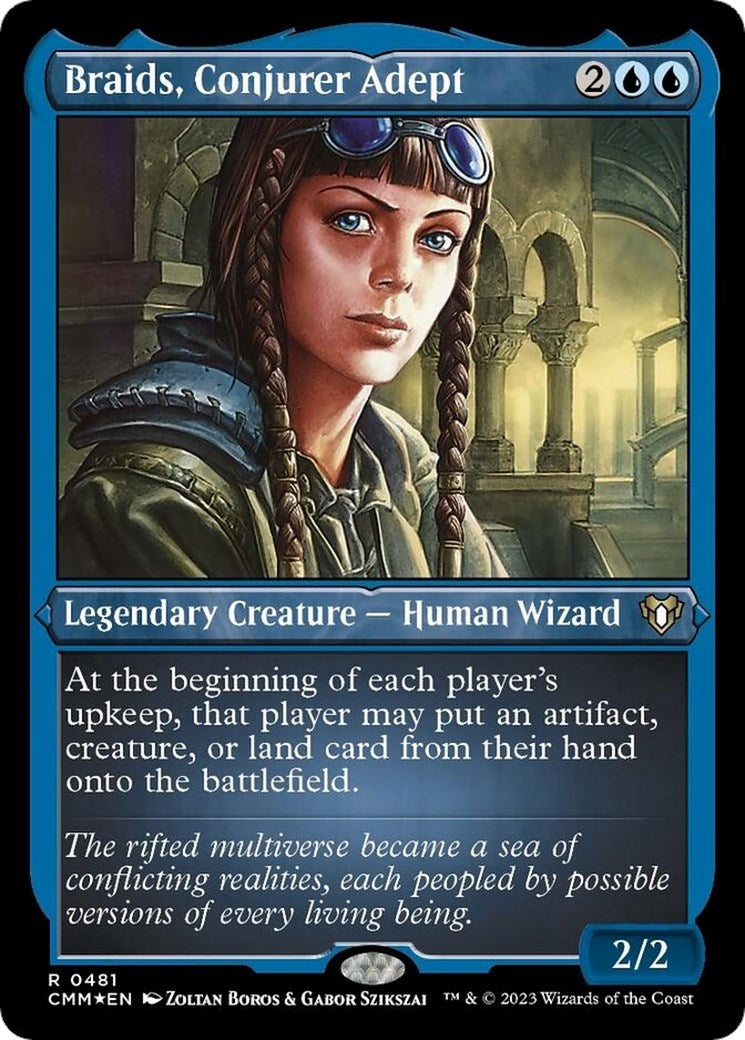 Image for Braids, Conjurer Adept (Foil Etched) (481) (Commander Masters) - Magic: The Gathering