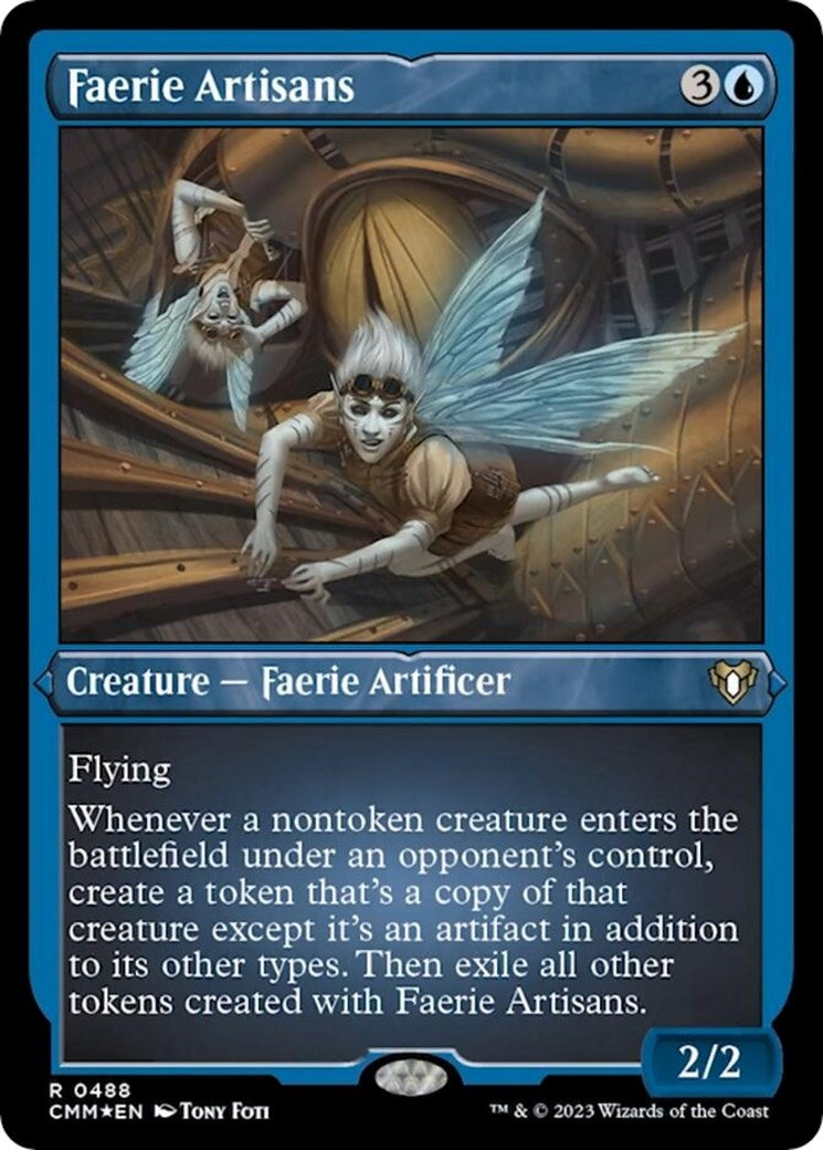 Image for Faerie Artisans (Foil Etched) (488) (Commander Masters) - Magic: The Gathering