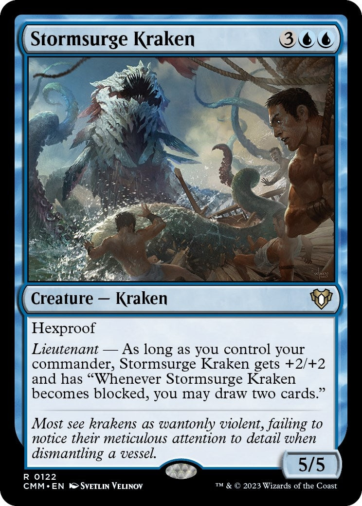 Image for Stormsurge Kraken (122) (Commander Masters) - Magic: The Gathering